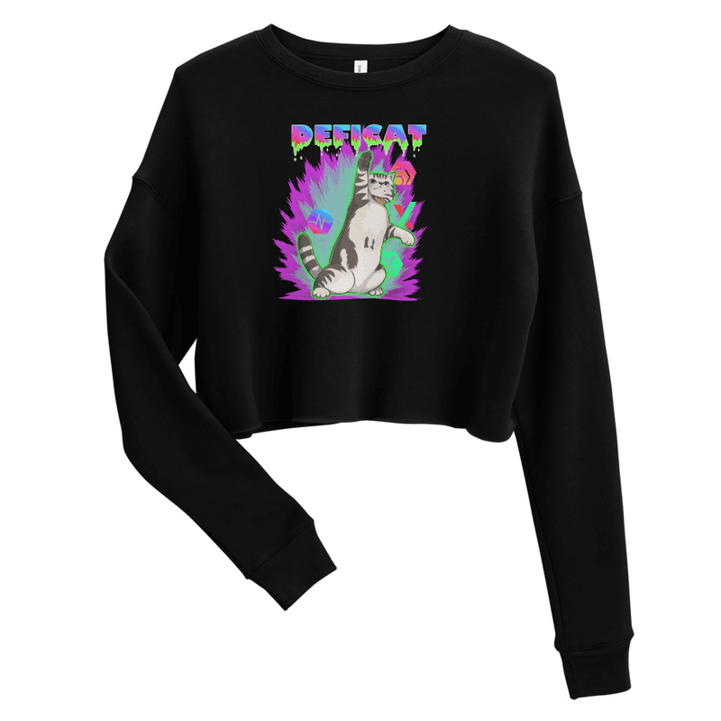 Women's Defi Cat Crop Sweatshirt