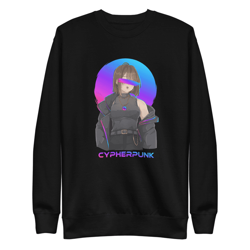 PulseChain Cypherpunk Girl Unisex Sweatshirt