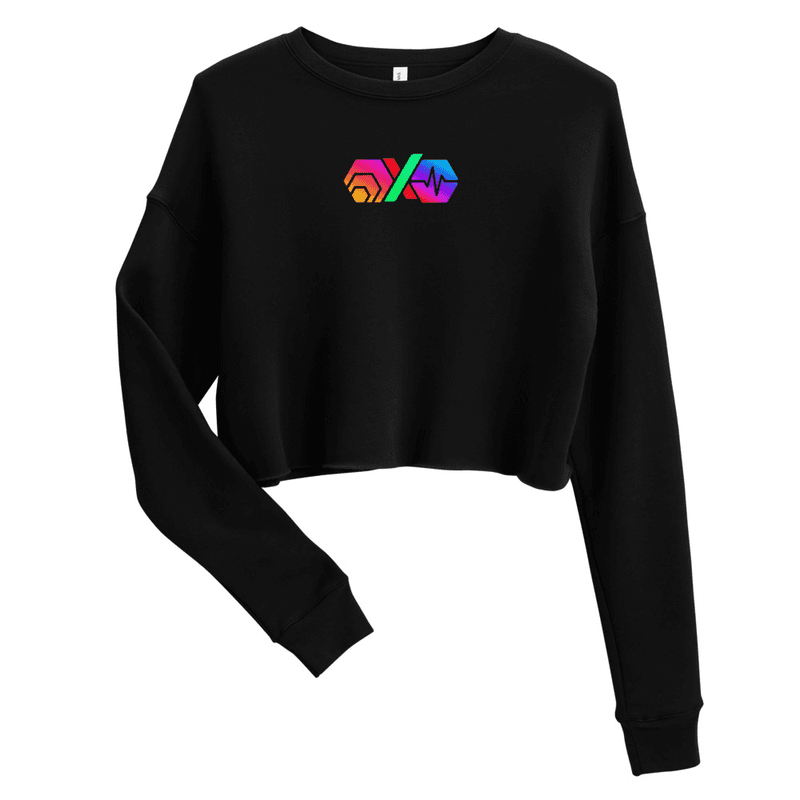 Women's HEX PulseX PulseChain Crop Sweatshirt