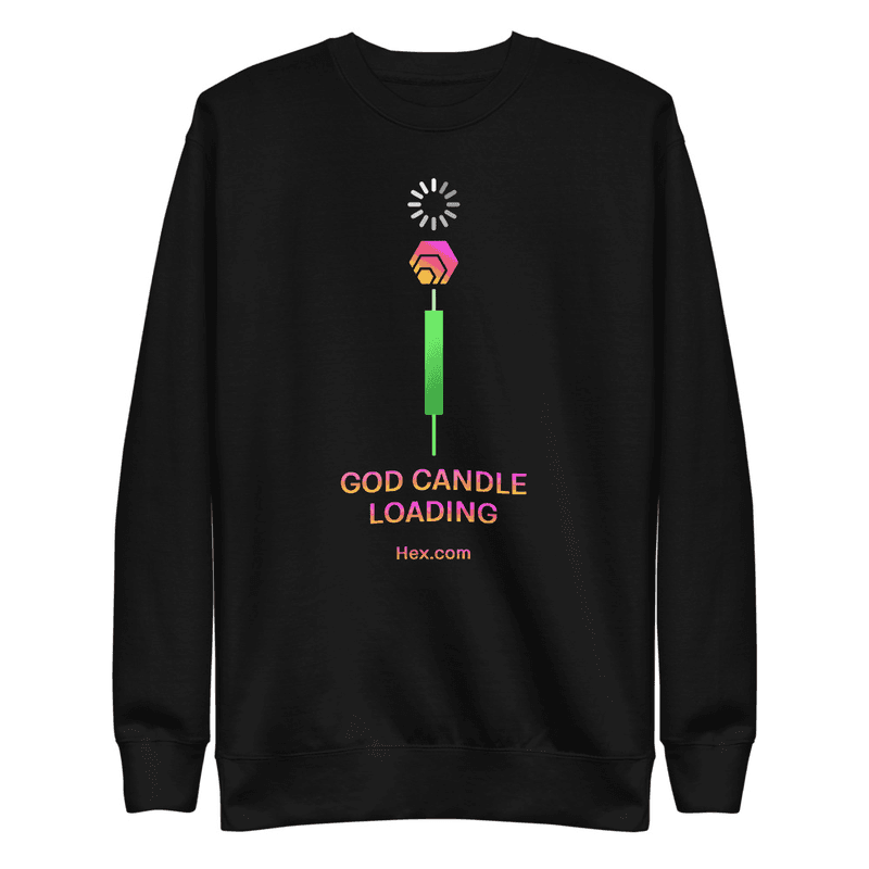 HEX GOD CANDLE Unisex Sweatshirt