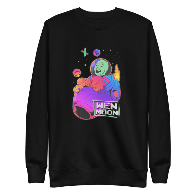Wen Moon Wojak Unisex Sweatshirt